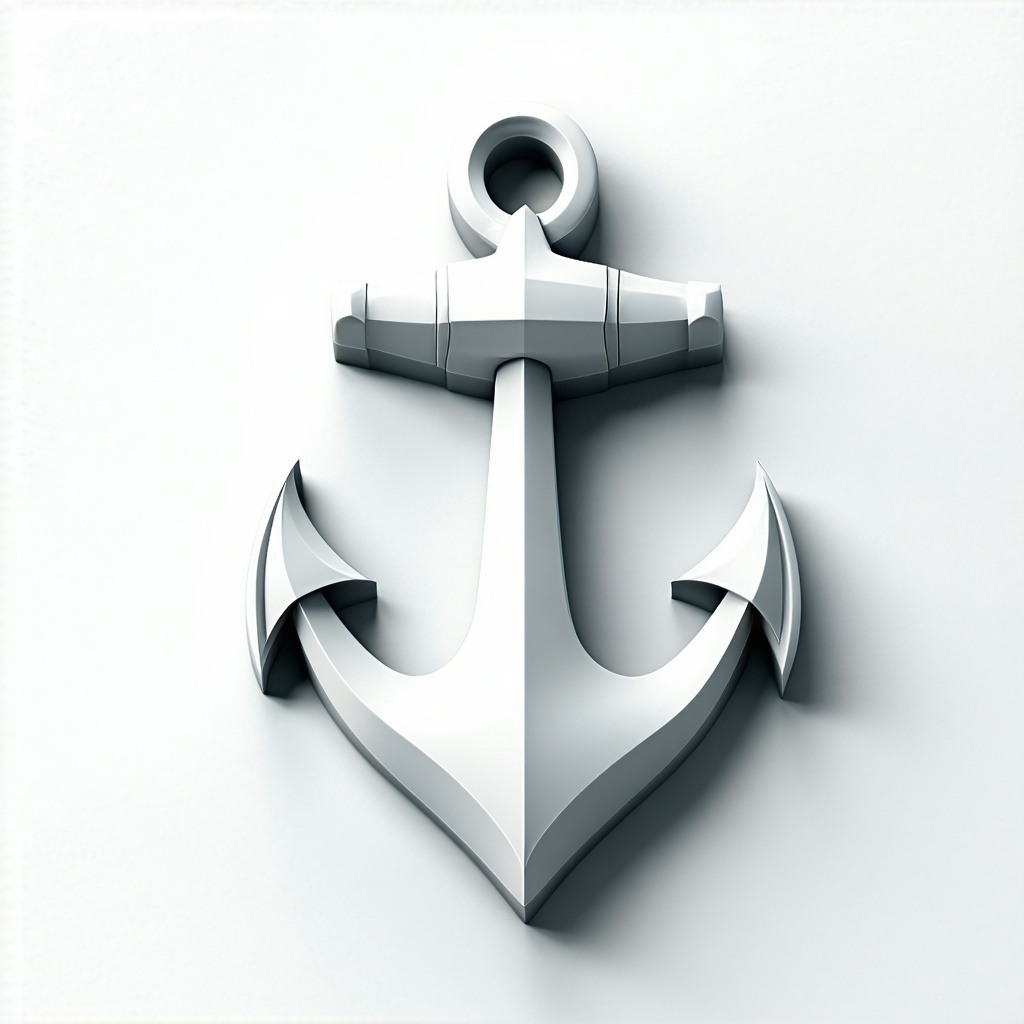 white or grey anchor icon-1